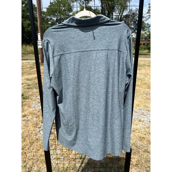 ✨ Eddie Bauer Womens Button Front Shirt Size Xtra Large Blue Long Sleeve - Picture 2 of 4